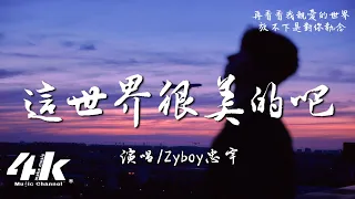 Zyboy忠宇 - 這世界很美的吧『剎那美麗的劇情誰沈溺，沈寂的夢境。』【高音質|動態歌詞Lyrics】♫