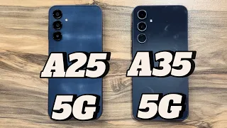 Samsung Galaxy A25 vs Samsung Galaxy A35