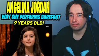 9 Year Old Angelina Jordan Explains Why She is Barefoot on Stage | Anne Lindmo Interview