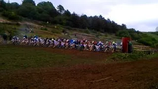 Motocross Gasny 2014 départ 65 Manche 2