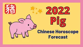 🐷2022 Pig | Chinese Horoscope Forecast | Chinese Astrology | Wealth, Career, Health & Love