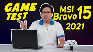 (Game Test) MSI Bravo 15 (2021) Ryzen 7 - 5800H + RX 5500M | Giá Rẻ Siêu Khỏe #LaptopAZ | LAPTOP AZ
