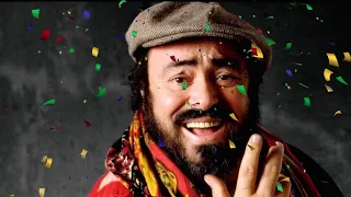 Luciano Pavarotti sings 'Parlami d'Amore Mariù'.