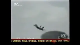 Russia - Cigar shaped ufo causes plane crash at air show. Pilot ejected in time and parachuted