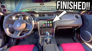 Finished the Interior in the Mustang with a NEW 10-Inch Universal Radio! *UPDATE*