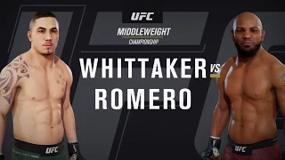 EA UFC 3 - Robert Whittaker vs. Yoel Romero (UFC 225 Prediction)