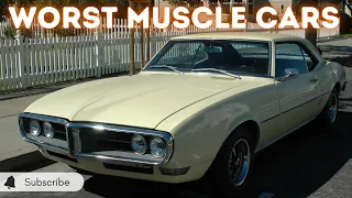 20 Muscle Cars That Totally Flopped || 20 Worst Muscle Cars Ever Made