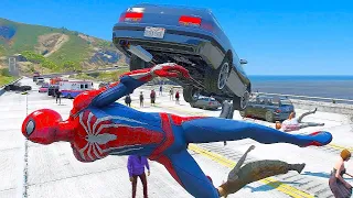 GTA 5 Suck Smash Ragdolls 36 (Spiderman)