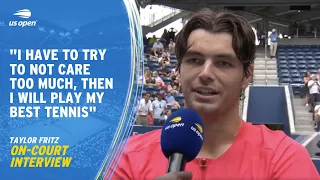 Taylor Fritz On-Court Interview | 2023 US Open Round 1