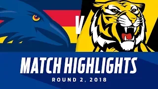 Match Highlights: Adelaide v Richmond | Round 2, 2018 | AFL