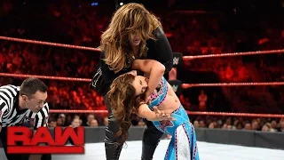 Sasha Banks vs. Mickie James vs. Alexa Bliss vs. Nia Jax - Fatal 4-Way Match: Raw, April 17, 2017