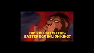 Did you catch this Easter egg in The Lion King?