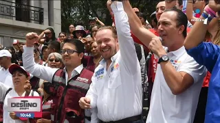 Así le fue a Santiago Taboada en su recorrido en Cuajimalpa