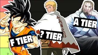 The ULTIMATE Anime Dad Tier List