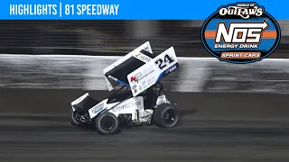 World of Outlaws NOS Energy Drink Sprint Cars | 81 Speedway | March 30, 2024 | HIGHLIGHTS