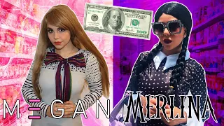 Sobreviviendo con 100 pesos en el mercado MERLINA VS MEGAN