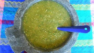 Mexican Salsa Verde. Tomatillo Green Salsa - Salsa Verde