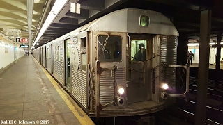 NYC Subway: 1964 Budd Co. R32 on a Euclid Avenue bound 🅒 Train