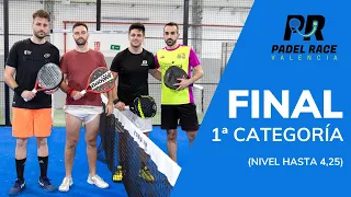 Final X Torneo Valencia Padel Race 1ª Categoría (hasta 4,25) - 09/09/2023