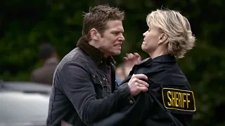 Matt Confronts Sheriff Forbes About Vicki - The Vampire Diaries 2x17 Scene