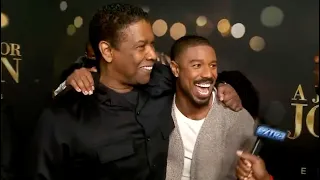 Watch Michael B. Jordan CRASH Our Denzel Washington Interview