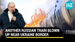 Putin fumes as second Russian train attacked in two days; Blasts part of Ukraine's offensive plot?