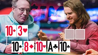 $1,000,000 on the LINE in Main Event MILLIONS Europe | Final Table Highlights