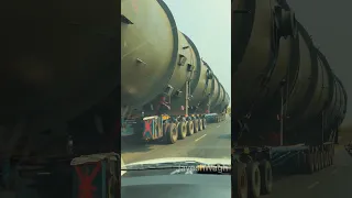 Heavy Machinery Transport On Indian Road | Volvo Trucks | Long Truck