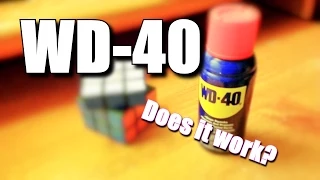 WD-40 Lubrication: Does it work on cubes?