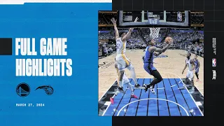 FULL GAME HIGHLIGHTS: WARRIORS VS. MAGIC| 3.27.24