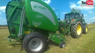 Sianokosy 2015 John Deere 6330 & McHale V660