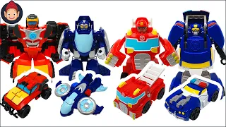 Transformers Rescue Bots Academy Toys - Hot Shot Whirl Wedge Hoist Heatwave Chase Boulder Blades