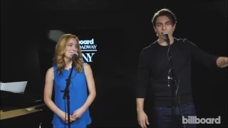 In a crowd of thousands - Christy Altomare and Derek Klena