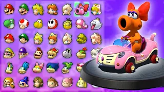 Mario Kart 8 Deluxe - 200cc Fruit Cup Wave 4 DLC (Orange Birdo Gameplay)