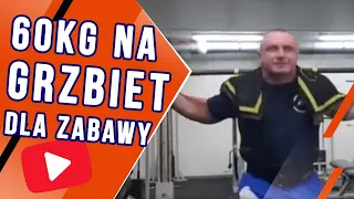 60 kg to ja dla zabawy tak tylko biorę!! Ukłony na grzbiet dzień dobry MMA!