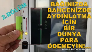 Bağınızda Bahçenizde Aydınlatma İçin Bir Dünya Para Ödemeyin Güneşin Bedava Enerjisinden Faydalanın2