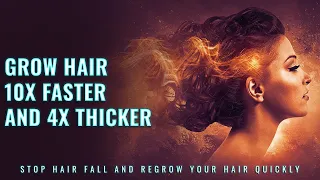 Stop Hair Loss & Regrow Hair : Ultra Powerful Hair Growth Subliminal Frequency - Avoid Hair Fall