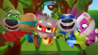 Talking Tom Hero Dash~🌈All Hero Complete The Mission