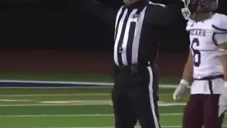 Texas Highschool football player runs over referee after being thrown out of game