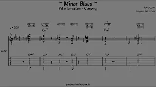 Peter Bernstein - Minor  Blues Comping - Transcription