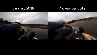 Early 2019 vs Late 2019 | Onboard GoPro Rotax Max Senior | Karting Genk