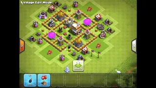 Clash of Clans Th 5 trophy base
