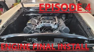 MASSAGE AND CUT To Make Transmission and Motor fit : 1966 Mustang 4.6L MOD MOTOR SWAP. Episode 4