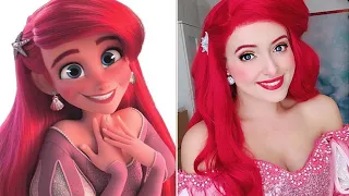 شخصيات اميرات ديزني في الحياة الحقيقيه !! Disney princesses