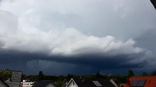 CLOSE call with tornado producing supercell! 24 July 2023