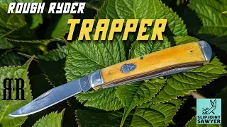 Rough Ryder Outdoorsman Trapper Pocket Knife - RR777