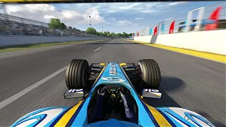 Onboard Renault R25 - Autodromo Buenos Aires - Argentina