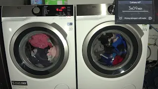 Wash Race - AEG 7000 series vs. 9000 series / Cotton 40'c Full load