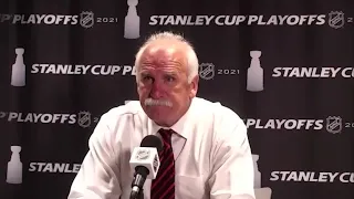 Joel Quenneville Reacts to Florida Panthers Being Eliminated by Tampa Bay Lightning | Post-Game