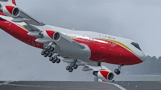 B747 Didn't Follow Direction And Causing Terrible Collision | X-PLANE 11